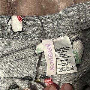 Joyspun Gray Penguin Pajama Pants
